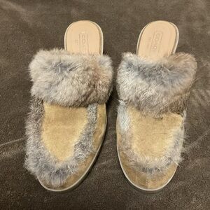 Cozy Fur-Lined shoes by Coach